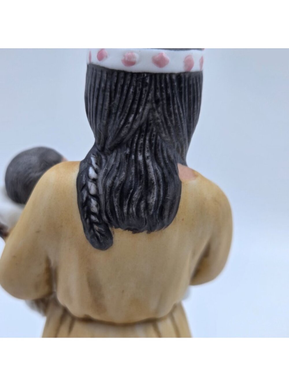 Homco Native American Woman Holding Baby Figurine #1447 Porcelain 1990s - Picture 11 of 14